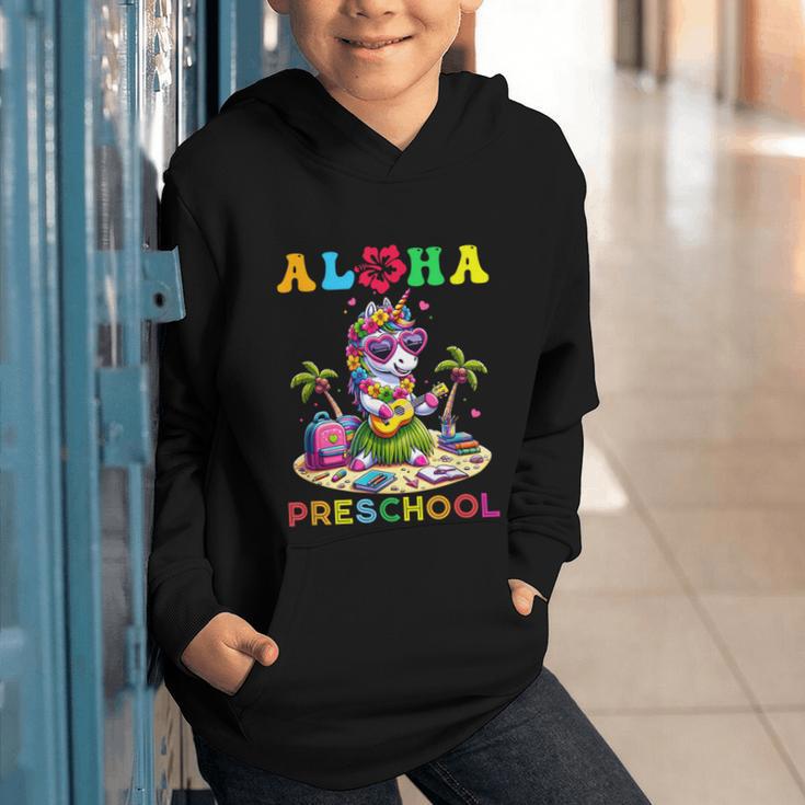 Aloha Preschool Unicorn Hawaii Back To School Kids Girl Graphic Youth Hoodie Aloha Preschool Unicorn Hawaii Back To School Kids Girl Graphic Youth Hoodie