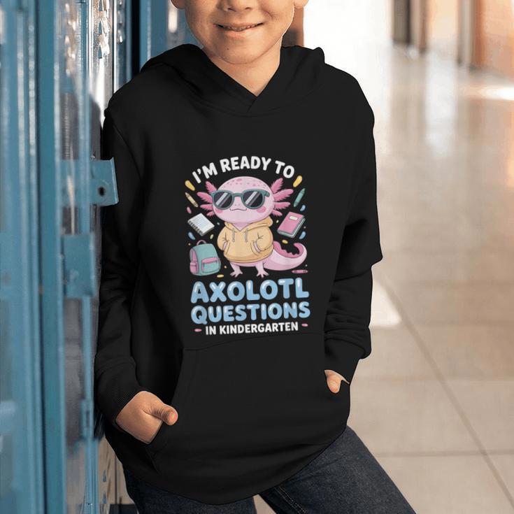 Axolotl Questions Kindergarten Back To School Graphic Youth Hoodie