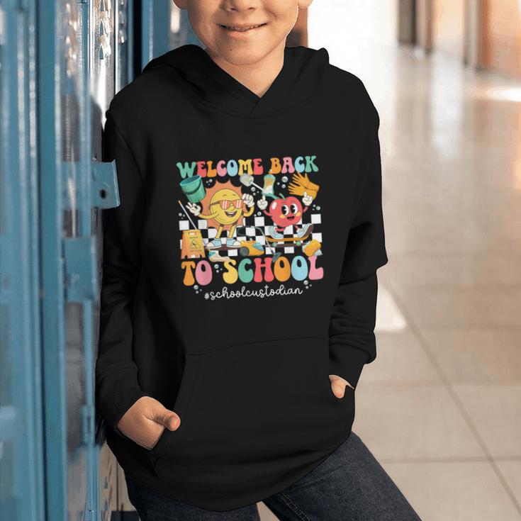 Back To School Custodian First Day Of School Custodian Graphic Youth Hoodie