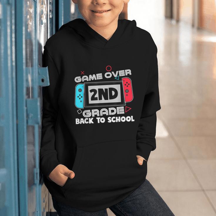 Back To School Game Over 2nd Grade Gamer Kids Boys Graphic Youth Hoodie Back To School Game Over 2nd Grade Gamer Kids Boys Graphic Youth Hoodie