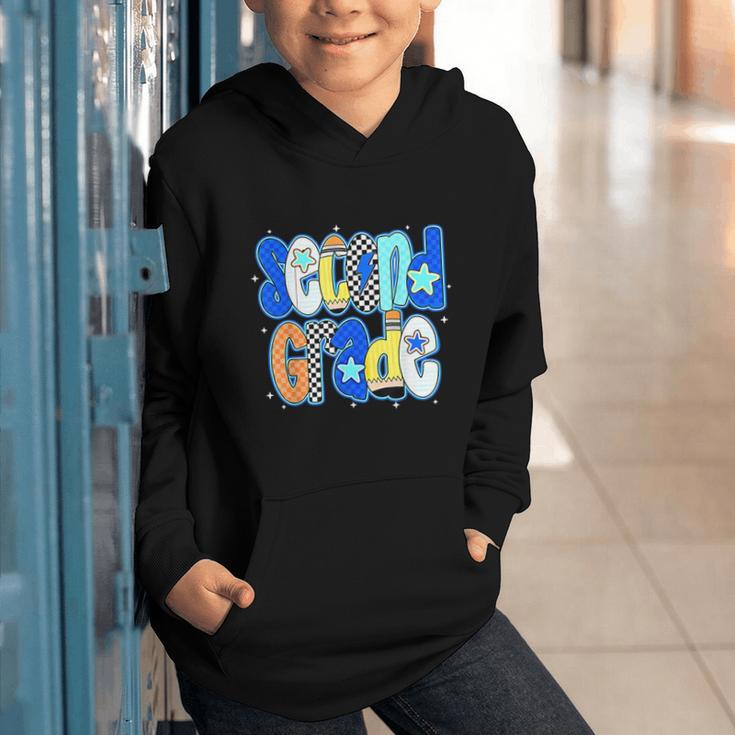 Back To School Hello Second Grade Team 2nd Grade Boy Girl Graphic Youth Hoodie
