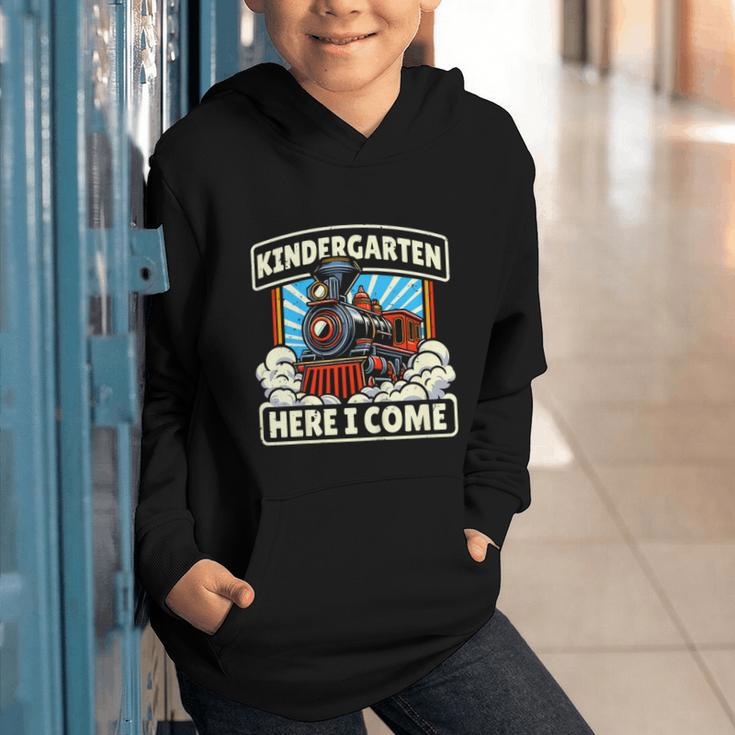 Back To School Kindergarten Here I Come Train Boys Girls Graphic Youth Hoodie Back To School Kindergarten Here I Come Train Boys Girls Graphic Youth Hoodie