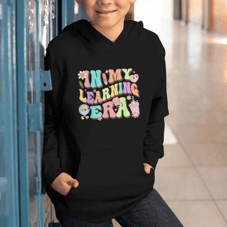 Back To School In My Learning Era Student Pre-K Kindergarten Graphic Youth Hoodie