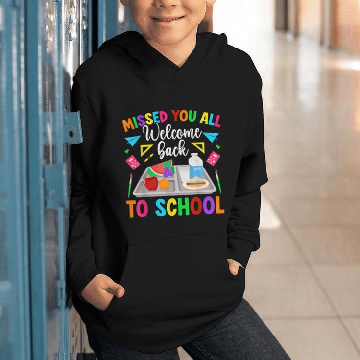 Back To School Lunch Lady First Day Of School Lunch Lady Graphic Youth Hoodie