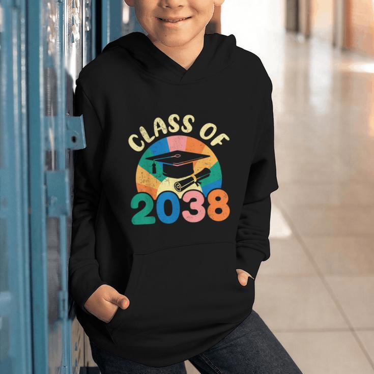 Back To School Pre-K Kindergarten Graduation Class Of 2038 Graphic Youth Hoodie Back To School Pre-K Kindergarten Graduation Class Of 2038 Graphic Youth Hoodie