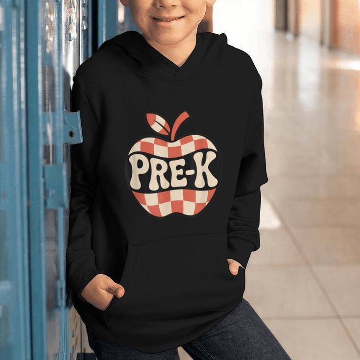 Back To School Retro Apple PRE-K Classroom Graphic Youth Hoodie