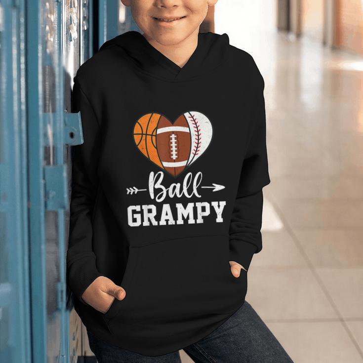 Ball Grampy Basketball Football Baseball Player Graphic Youth Hoodie