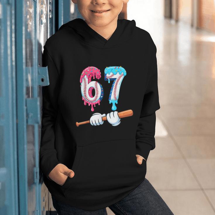 Baseball 67 Ice Cream Drip Six Seven Boys Graphic Youth Hoodie Baseball 67 Ice Cream Drip Six Seven Boys Graphic Youth Hoodie