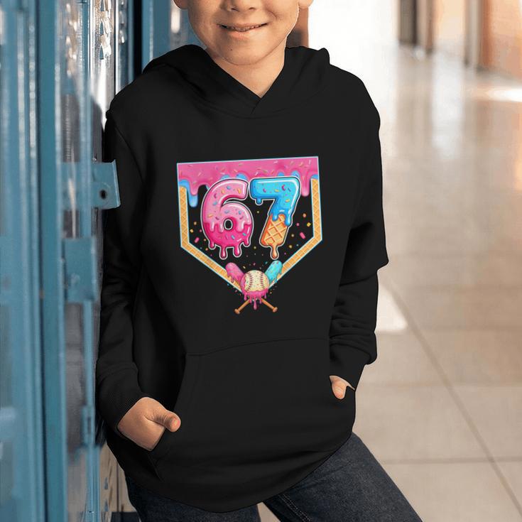 Baseball 67 Six Seven Meme Drip 6 7 Boys Girl Kids Graphic Youth Hoodie Baseball 67 Six Seven Meme Drip 6 7 Boys Girl Kids Graphic Youth Hoodie