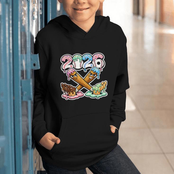 Baseball Bat 2026 Hands Drip Boys Ice Cream Dripping Youth Graphic Youth Hoodie Baseball Bat 2026 Hands Drip Boys Ice Cream Dripping Youth Graphic Youth Hoodie