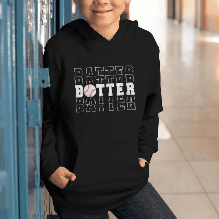 Baseball Batter Team Player Sport Lover Family Friends Fans Graphic Youth Hoodie