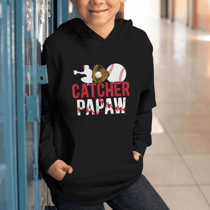 Baseball Catcher Papaw Proud Papaw Of A Baseball Catcher Graphic Youth Hoodie Baseball Catcher Papaw Proud Papaw Of A Baseball Catcher Graphic Youth Hoodie