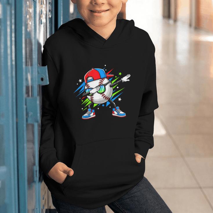 Baseball Dabbing Sports For Boys And Girls Game Day Graphic Youth Hoodie