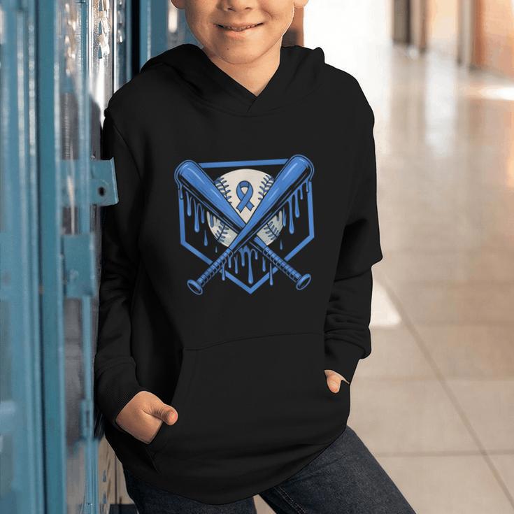 Baseball Drip Ice Cream Diabetes Awareness Ribbon Boys Girls Graphic Youth Hoodie Baseball Drip Ice Cream Diabetes Awareness Ribbon Boys Girls Graphic Youth Hoodie