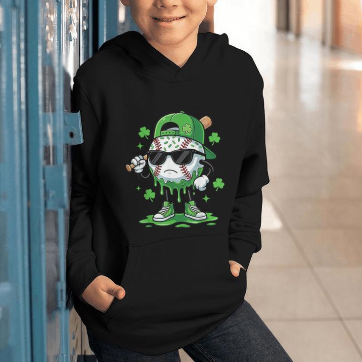 Baseball Drip Ice Cream Shamrock Kids Boy St Patrick’s Day Graphic Youth Hoodie Baseball Drip Ice Cream Shamrock Kids Boy St Patrick’s Day Graphic Youth Hoodie