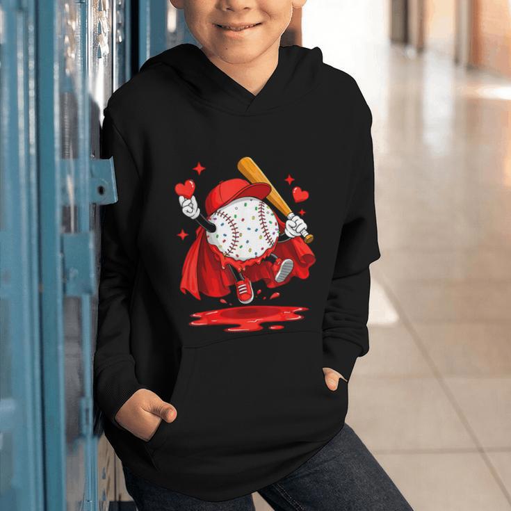 Baseball Drip Icecream Youth Boy Valentine Graphic Youth Hoodie Baseball Drip Icecream Youth Boy Valentine Graphic Youth Hoodie
