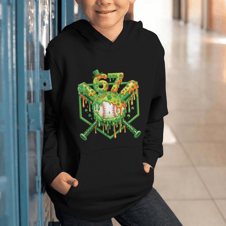 Baseball Drip St Patricks Day Boys Baseball St Patricks Day Graphic Youth Hoodie Baseball Drip St Patricks Day Boys Baseball St Patricks Day Graphic Youth Hoodie