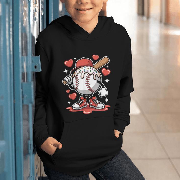 Baseball Drip Valentine Boys Women Men Hearts Sport Love Graphic Youth Hoodie Baseball Drip Valentine Boys Women Men Hearts Sport Love Graphic Youth Hoodie