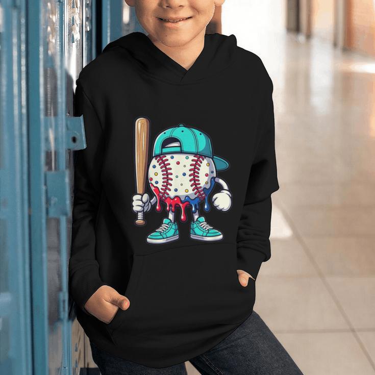 Baseball Drippy Style Apparel For Boys Youth Drip Baseball Graphic Youth Hoodie Baseball Drippy Style Apparel For Boys Youth Drip Baseball Graphic Youth Hoodie