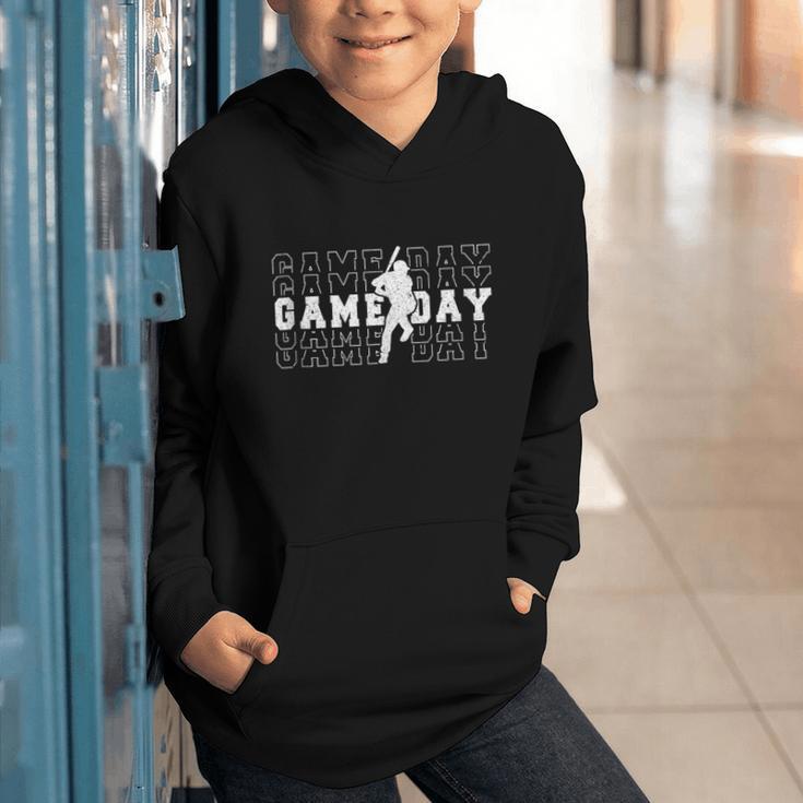 Baseball Game Day Team Sport Player Coach Batter Family Fans Graphic Youth Hoodie Baseball Game Day Team Sport Player Coach Batter Family Fans Graphic Youth Hoodie