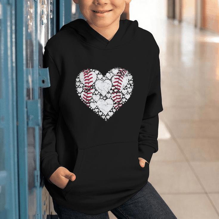 Baseball Heart Love Game Sports Fan Game Day Graphic Youth Hoodie Baseball Heart Love Game Sports Fan Game Day Graphic Youth Hoodie