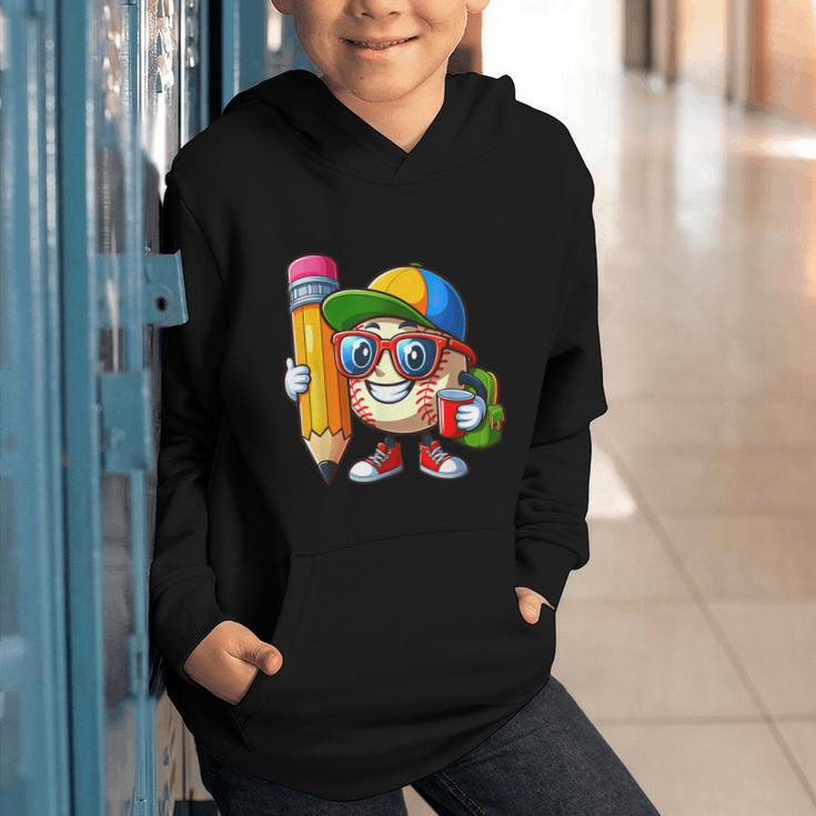 Baseball Lovers Pencil Back To School Kids Boys Girls Graphic Youth Hoodie Baseball Lovers Pencil Back To School Kids Boys Girls Graphic Youth Hoodie
