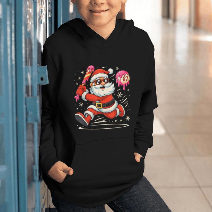 Baseball Santa 67 Baseball Christmas Pajamas Xmas Men Boy 67 Graphic Youth Hoodie Baseball Santa 67 Baseball Christmas Pajamas Xmas Men Boy 67 Graphic Youth Hoodie