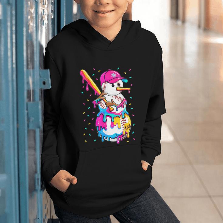 Baseball Snowman Drip Christmas Baseball Boys Men Kids Graphic Youth Hoodie Baseball Snowman Drip Christmas Baseball Boys Men Kids Graphic Youth Hoodie