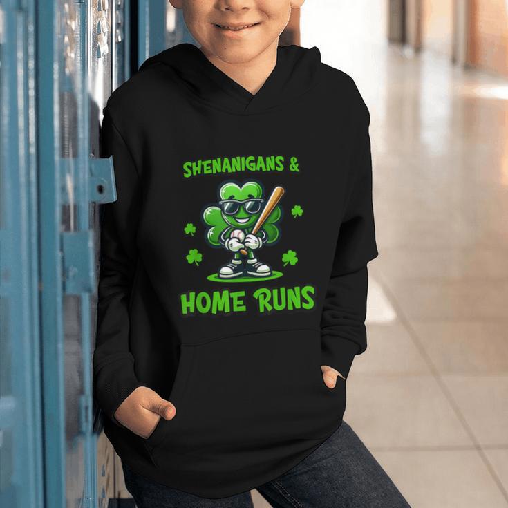 Baseball St Patrick's Day Irish Shamrock Trendy Graphic Youth Hoodie Baseball St Patrick's Day Irish Shamrock Trendy Graphic Youth Hoodie