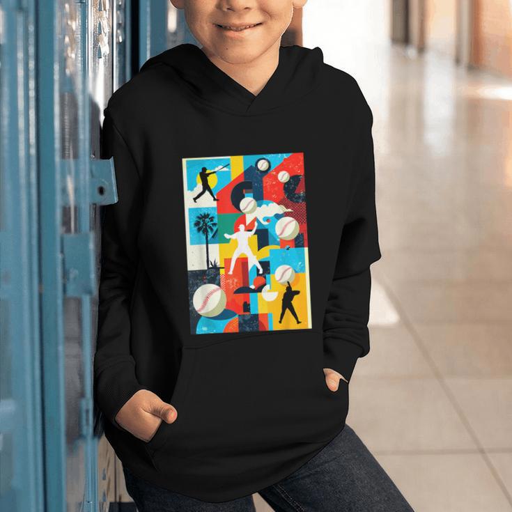 Baseball Strikeout Fastball Strikes Hitter Inning Curveball Graphic Youth Hoodie Baseball Strikeout Fastball Strikes Hitter Inning Curveball Graphic Youth Hoodie