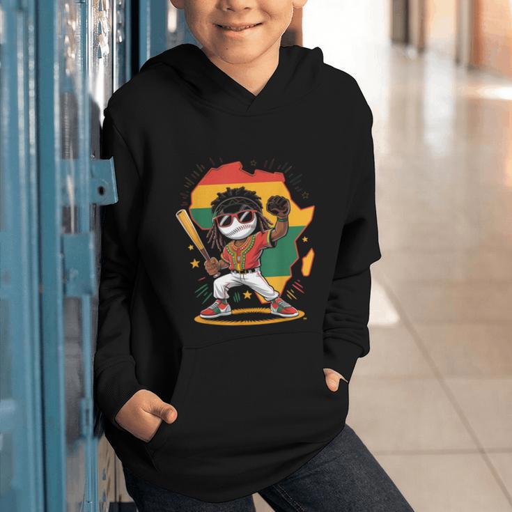 Baseball History Month For Boys Graphic Youth Hoodie Baseball History Month For Boys Graphic Youth Hoodie