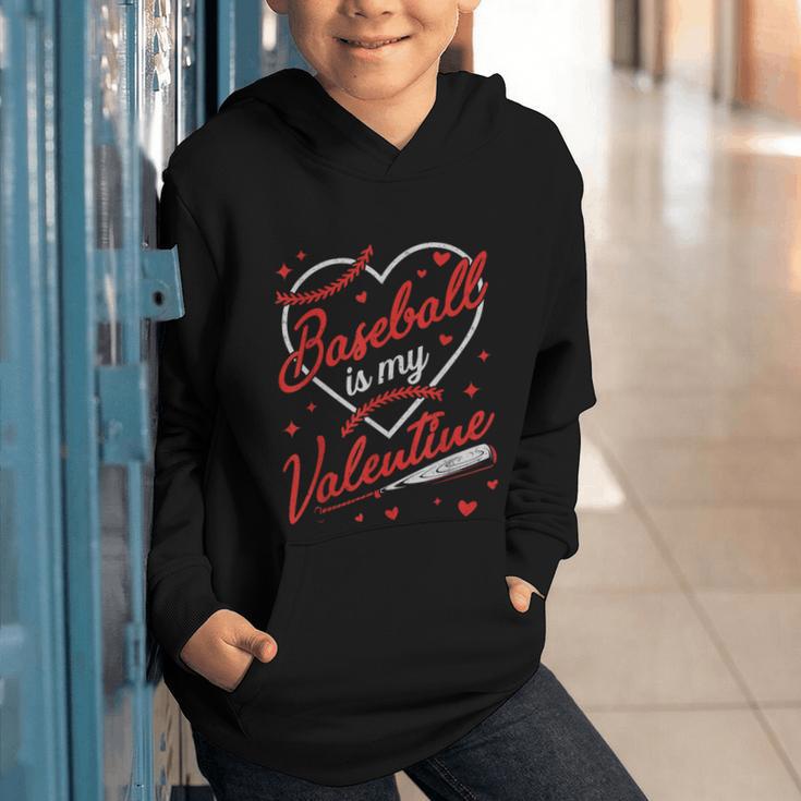 Baseball Is My Valentine Coach Player Lovers Cool Sport Love Graphic Youth Hoodie Baseball Is My Valentine Coach Player Lovers Cool Sport Love Graphic Youth Hoodie