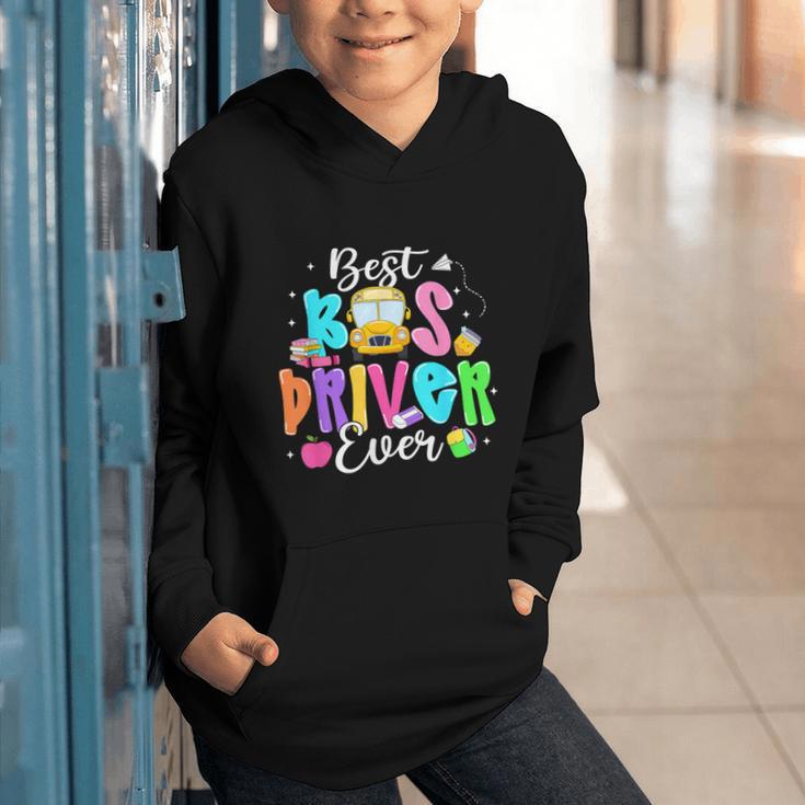 Best Bus Driver Ever Back To School Graphic Youth Hoodie Best Bus Driver Ever Back To School Graphic Youth Hoodie