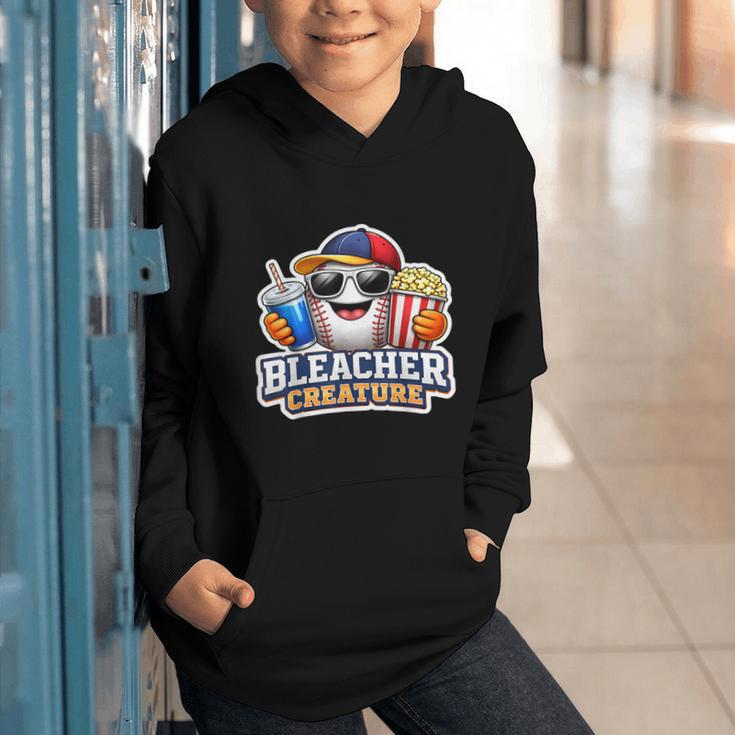 Bleacher Creature Baseball Fan Supporter Game Day Ball Graphic Youth Hoodie Bleacher Creature Baseball Fan Supporter Game Day Ball Graphic Youth Hoodie