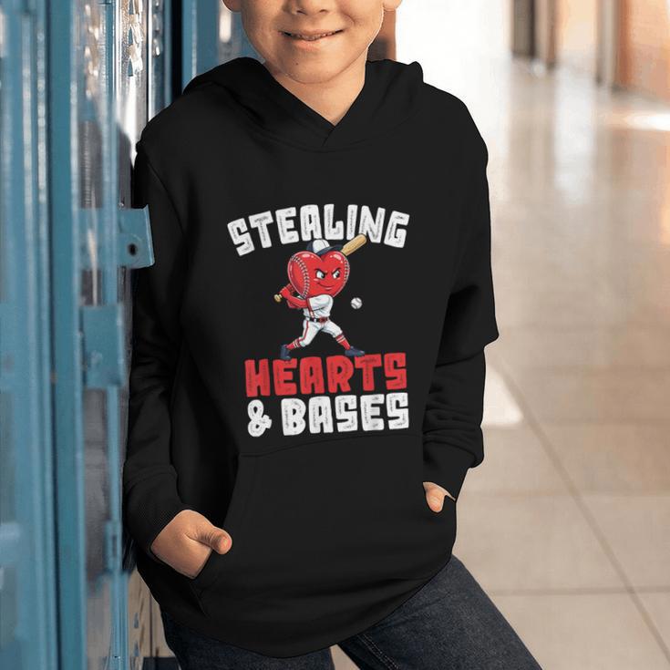 Boys Baseball Valentines Shirt Sterling Hearts Baseball Graphic Youth Hoodie Boys Baseball Valentines Shirt Sterling Hearts Baseball Graphic Youth Hoodie