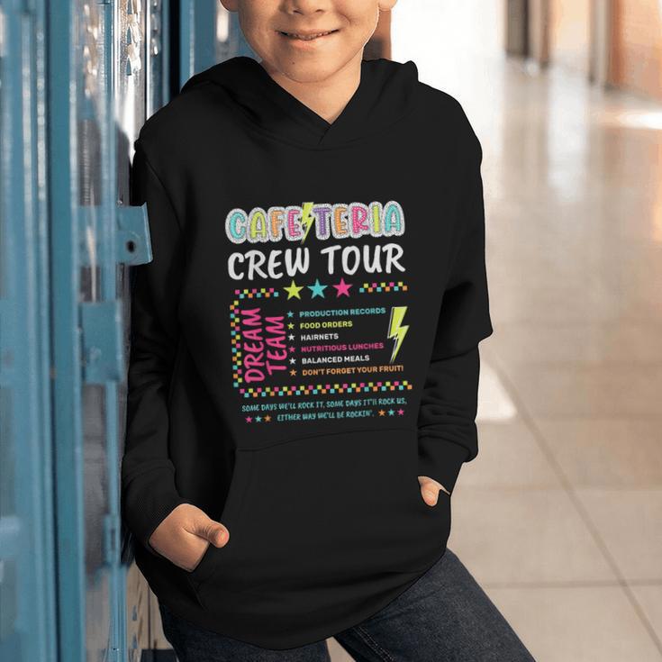 Cafeteria Crew Tour Lunch Lady Dream Team Back To School Graphic Youth Hoodie