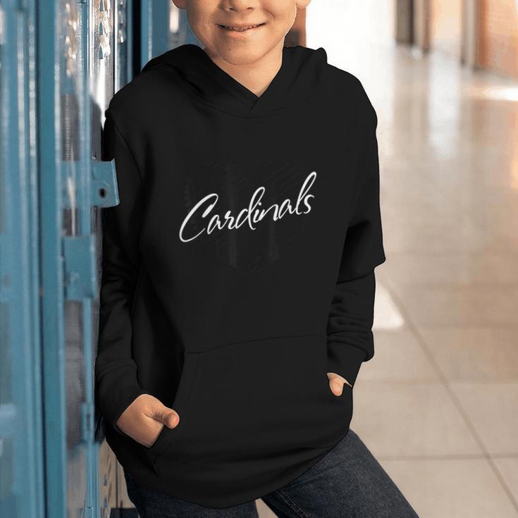 Cardinals Heart Back To School Spirit Graphic Youth Hoodie Cardinals Heart Back To School Spirit Graphic Youth Hoodie