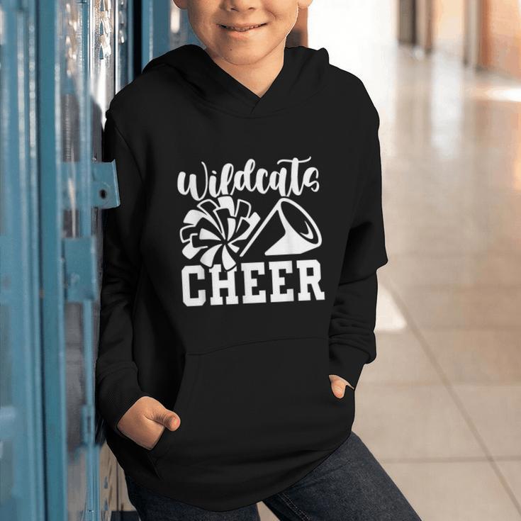 Cheer Wildcats Back To School Spirit Graphic Youth Hoodie
