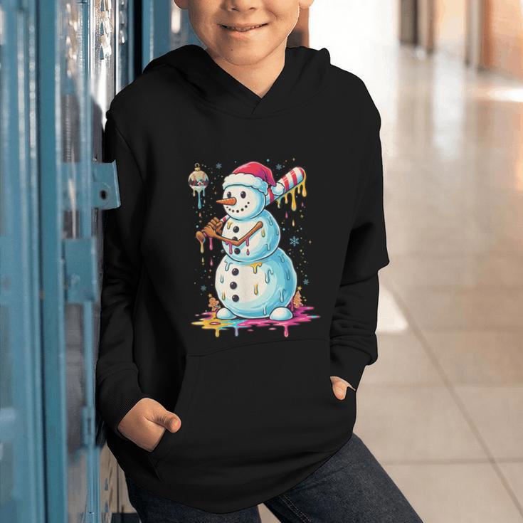 Christmas Baseball Snowman Drip For Boys Men Girls Women Graphic Youth Hoodie Christmas Baseball Snowman Drip For Boys Men Girls Women Graphic Youth Hoodie