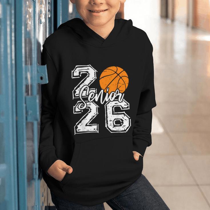 Class Of 2026 Basketball Senior 2026 Back To School Graphic Youth Hoodie Class Of 2026 Basketball Senior 2026 Back To School Graphic Youth Hoodie