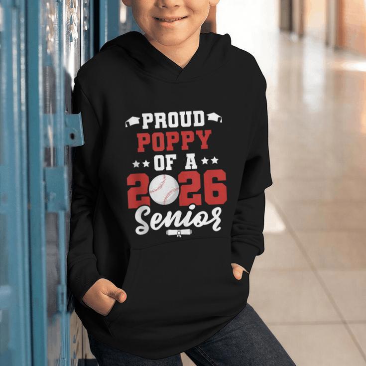 Class Of 2026 Senior Year Baseball Poppy 2026 Graduate Graphic Youth Hoodie Class Of 2026 Senior Year Baseball Poppy 2026 Graduate Graphic Youth Hoodie