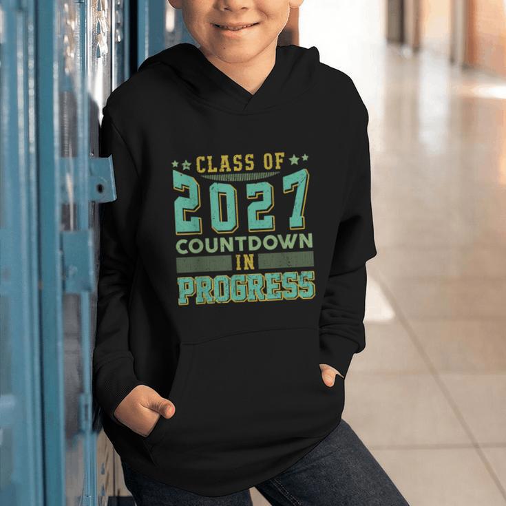 Class Of 2027 Countdown In Progress Fun Back To School Retro Graphic Youth Hoodie Class Of 2027 Countdown In Progress Fun Back To School Retro Graphic Youth Hoodie