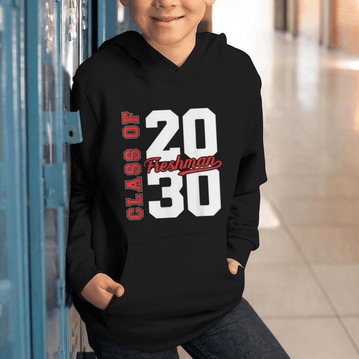 Class Of 2030 Freshman 2030 Back To School Graphic Youth Hoodie