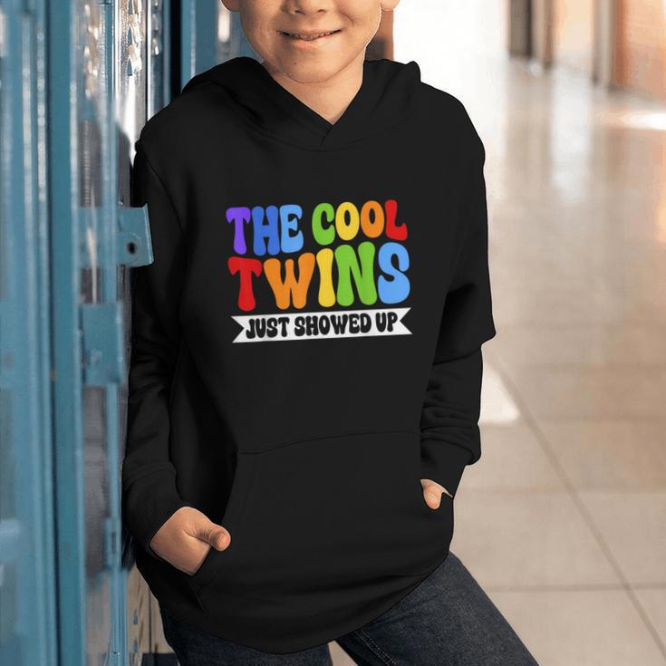 Cool Twins Just Showed Up Kid Boy Teen Twin Back To School Graphic Youth Hoodie Cool Twins Just Showed Up Kid Boy Teen Twin Back To School Graphic Youth Hoodie