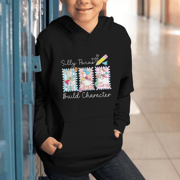 Coquette Back To School Silly Paras Build Character Graphic Youth Hoodie Coquette Back To School Silly Paras Build Character Graphic Youth Hoodie