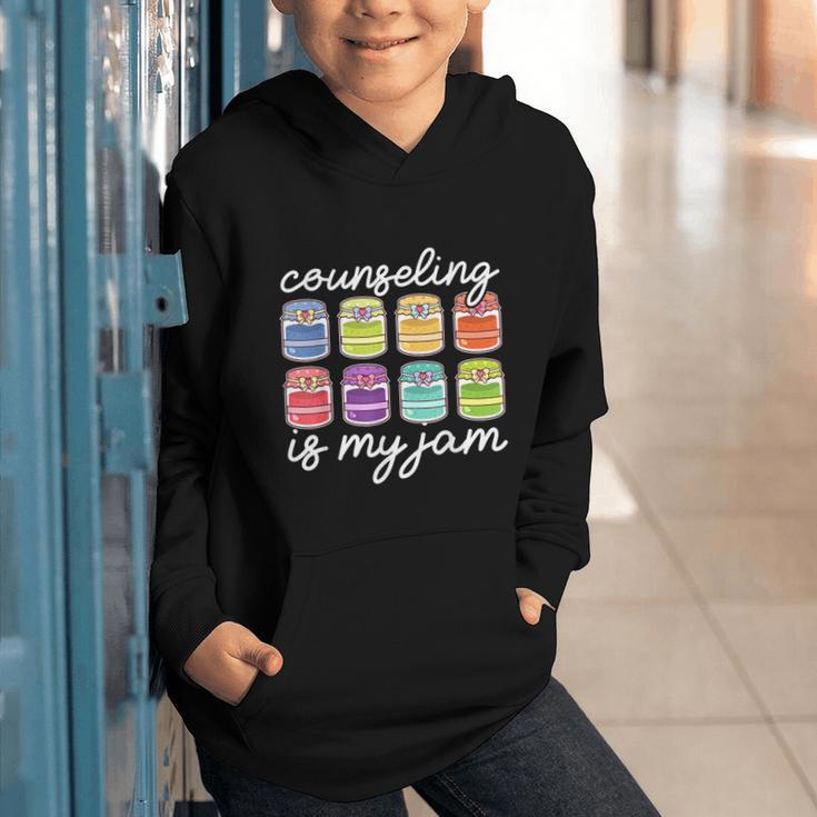 Counseling Is My Jam School Counselor Back To School Graphic Youth Hoodie Counseling Is My Jam School Counselor Back To School Graphic Youth Hoodie