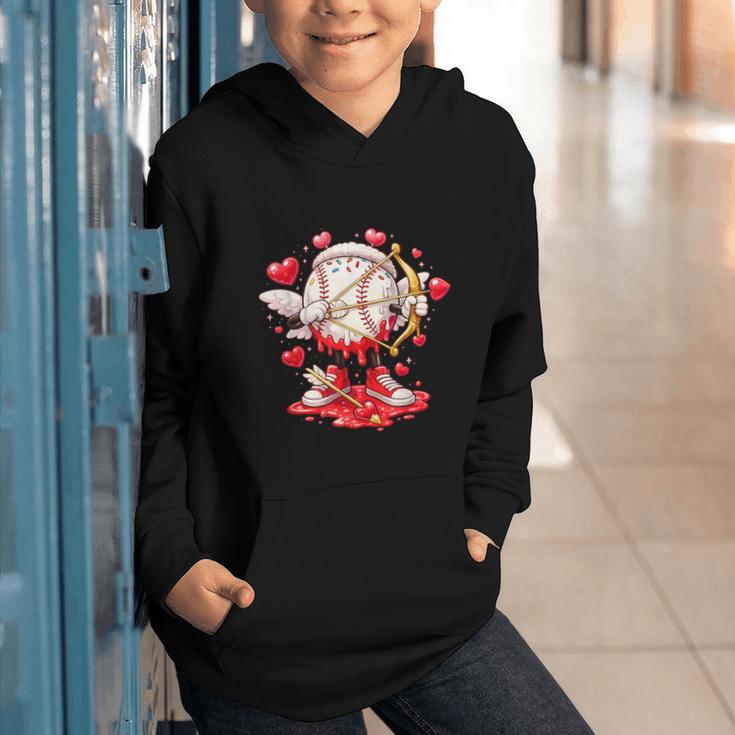 Cupid Baseball Drip Icecream Apparel Youth Boy Valentine Graphic Youth Hoodie Cupid Baseball Drip Icecream Apparel Youth Boy Valentine Graphic Youth Hoodie