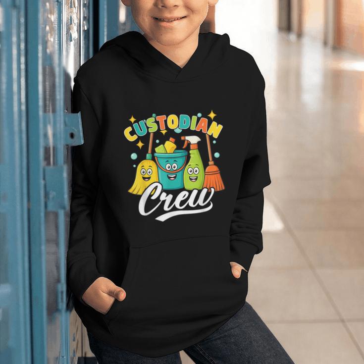 Custodial Crew Back To School Custodial Staff Graphic Youth Hoodie Custodial Crew Back To School Custodial Staff Graphic Youth Hoodie