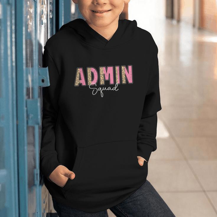 Cute Admin Squad Crew Team Back To School Administration Graphic Youth Hoodie Cute Admin Squad Crew Team Back To School Administration Graphic Youth Hoodie