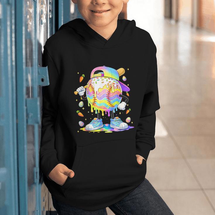 Cute Easter Baseball Ice Cream Boys Girls Kids Graphic Youth Hoodie